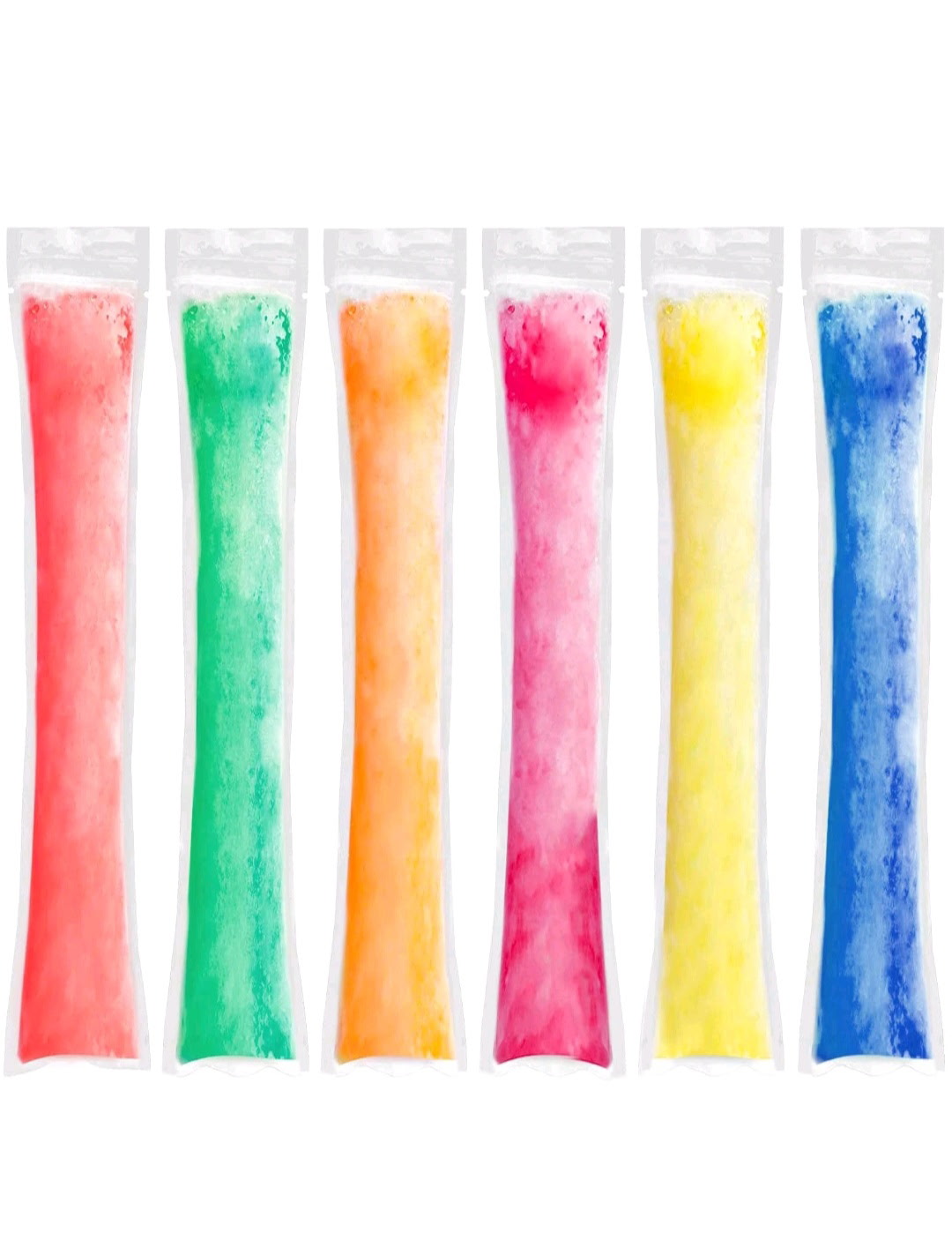 Rainbow Freezer Pops