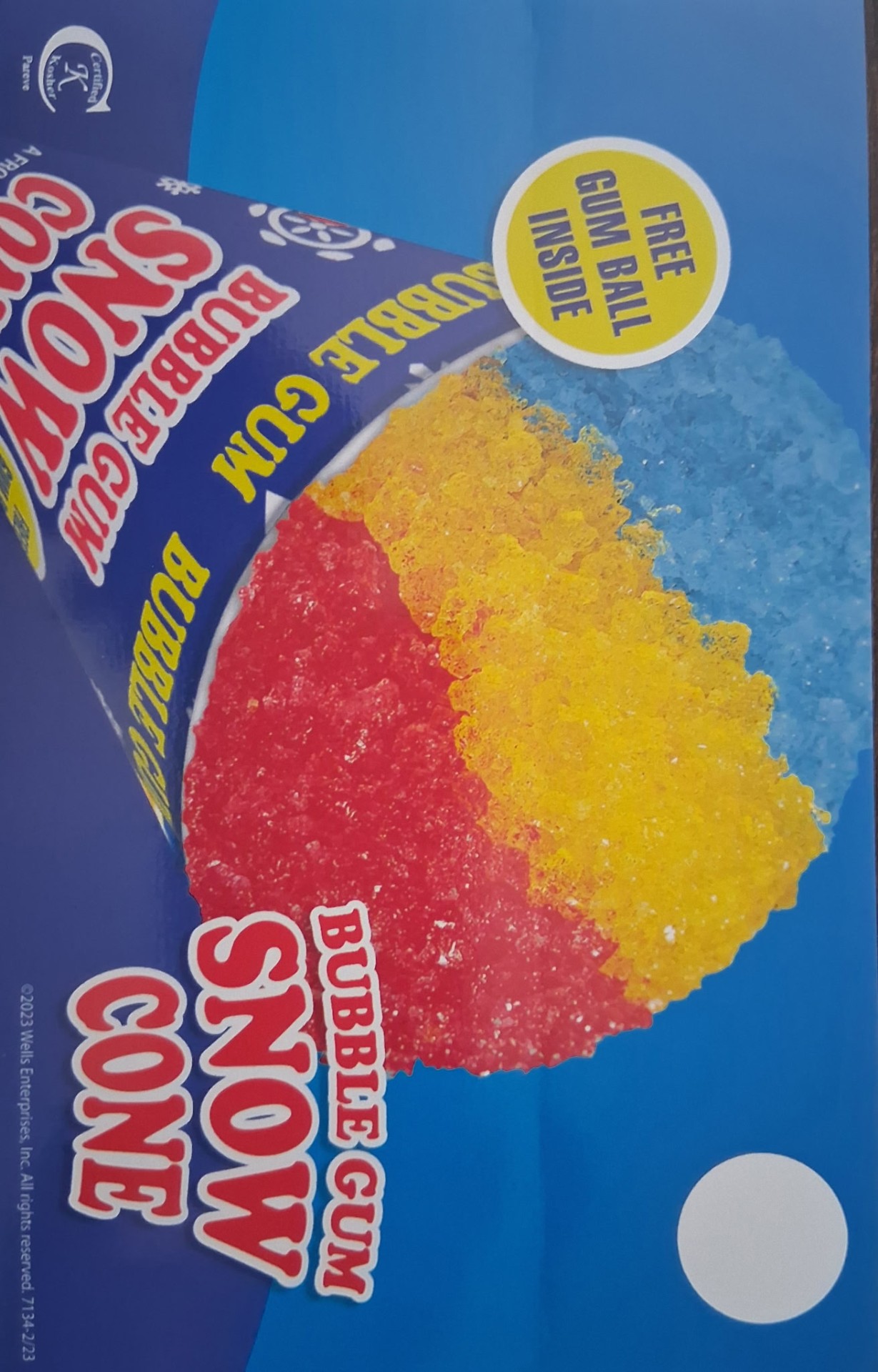Bubble Gum Snow Cone